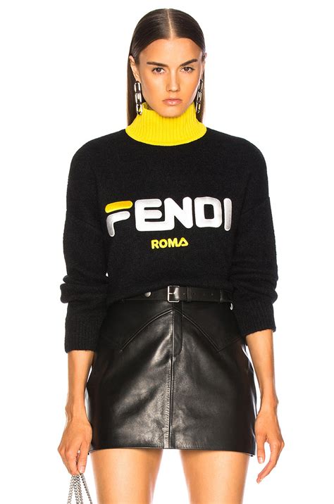 fendi sweater sale|fendi oversized sweater.